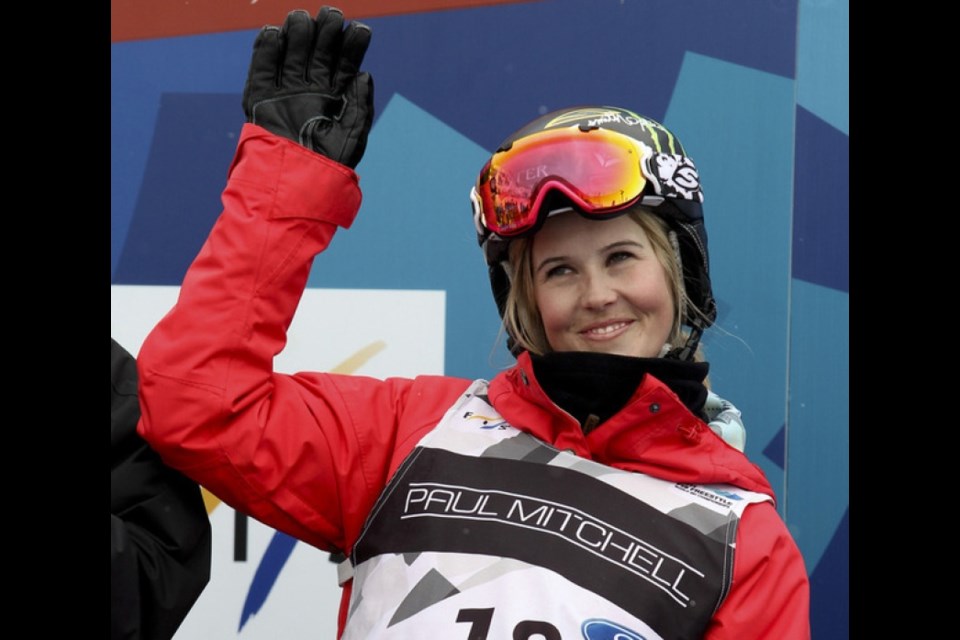 The late Sarah Burke. 