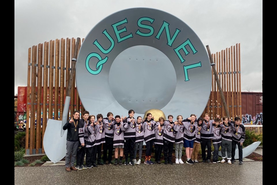 The Sea to Sky Bears' U15 A1 players, which is composed of players from Squamish, Whistler and Pemberton, secured gold at a Quesnel minor hockey tournament on Oct. 17.