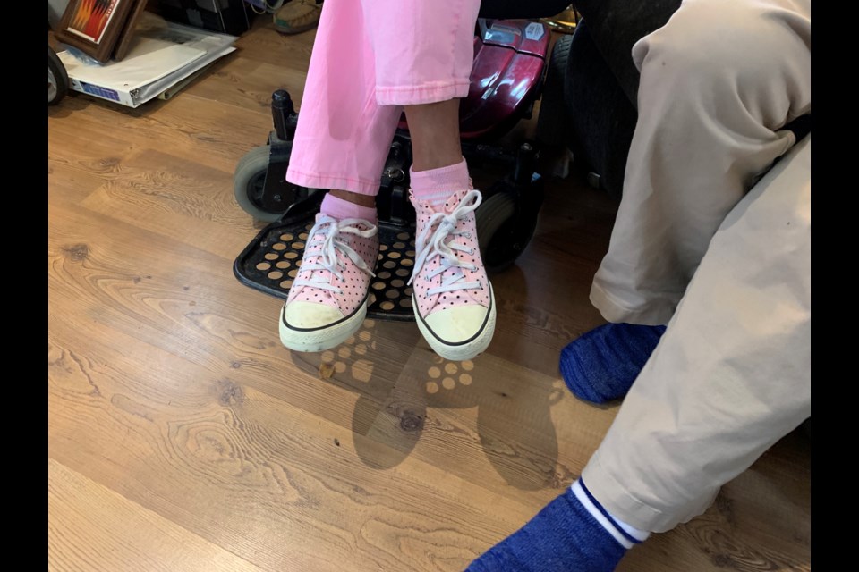Toman's shoes. 