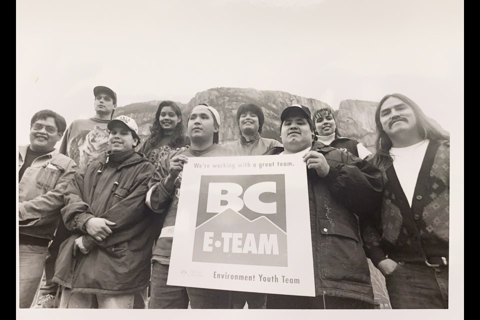 Environmental Youth Team: Jason Lewis, Josie Harry, Tammy George, Melissa Norman, Jim Harry.Israel Cruces. Delmar Joseph, Cassidy Williams, Rod Billy Sr.