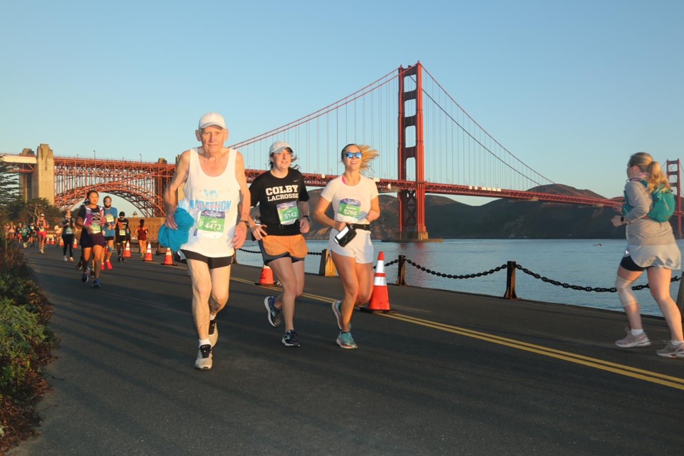 Ken Schellenberg at SF marathon