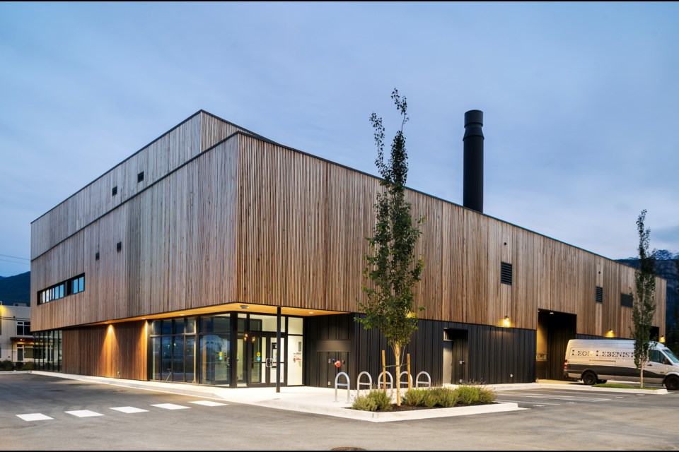 The Leon Lebeniste building in the Squamish industrial park.  