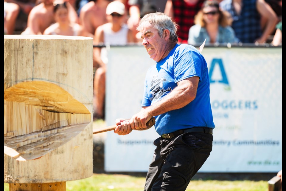 Squamish Days Loggers Sports,  Sunday, July 31. 
