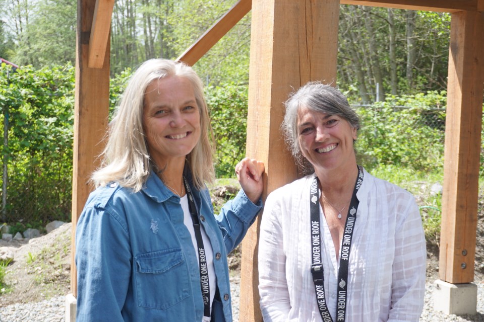 Lori Pyne (left) will soon take over the reins of the society from Maureen Mackell as executive director.                          