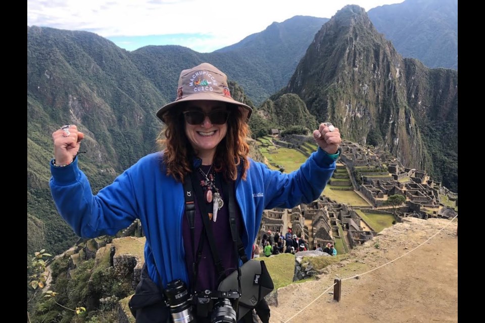 Heather Markel in Machu Picchu.