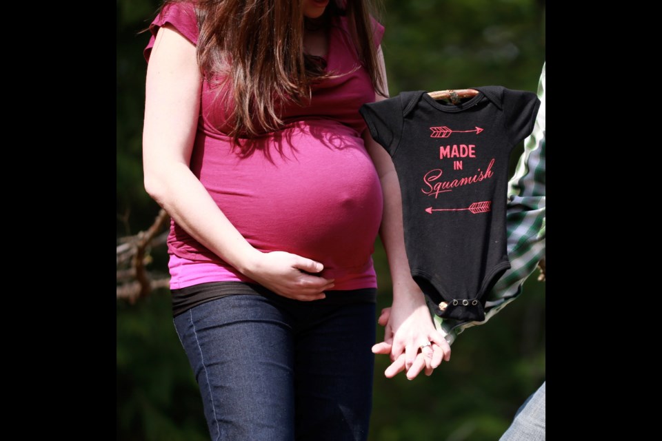 Jenn Lasek when she was pregnant. 