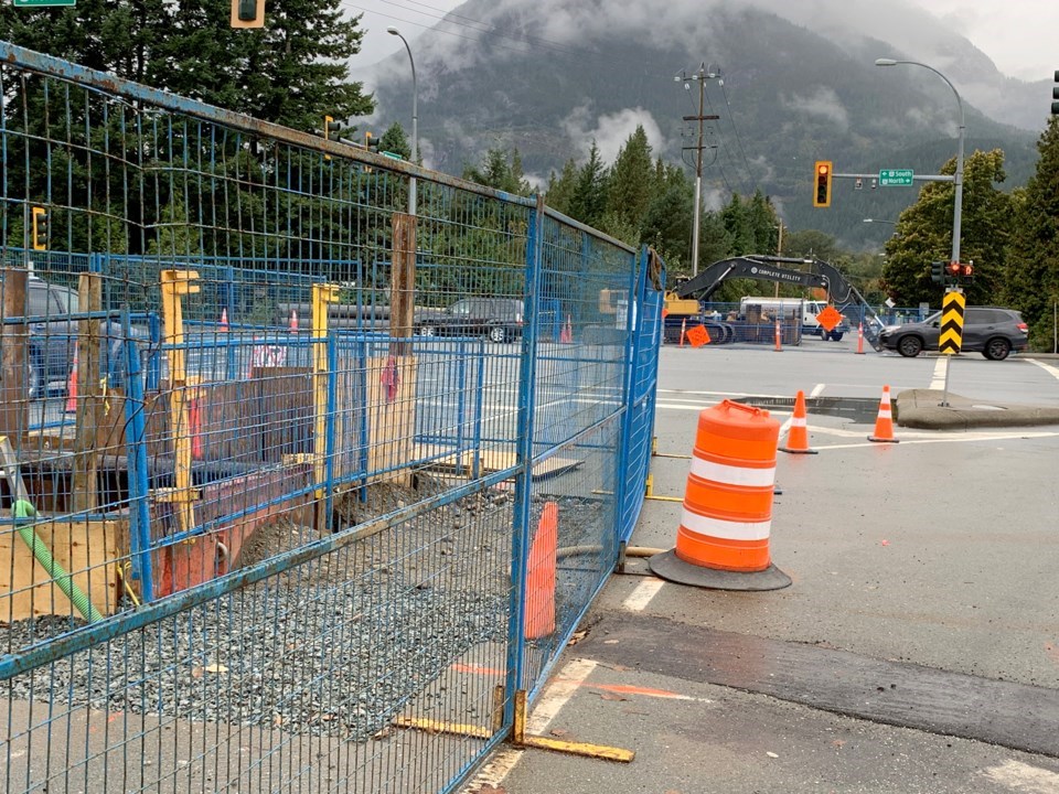 Squamish sewer project at Highway 99 intersection delayed again