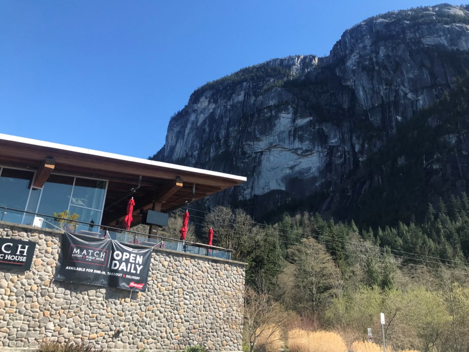 Match Eatery & Public House - Squamish patio.