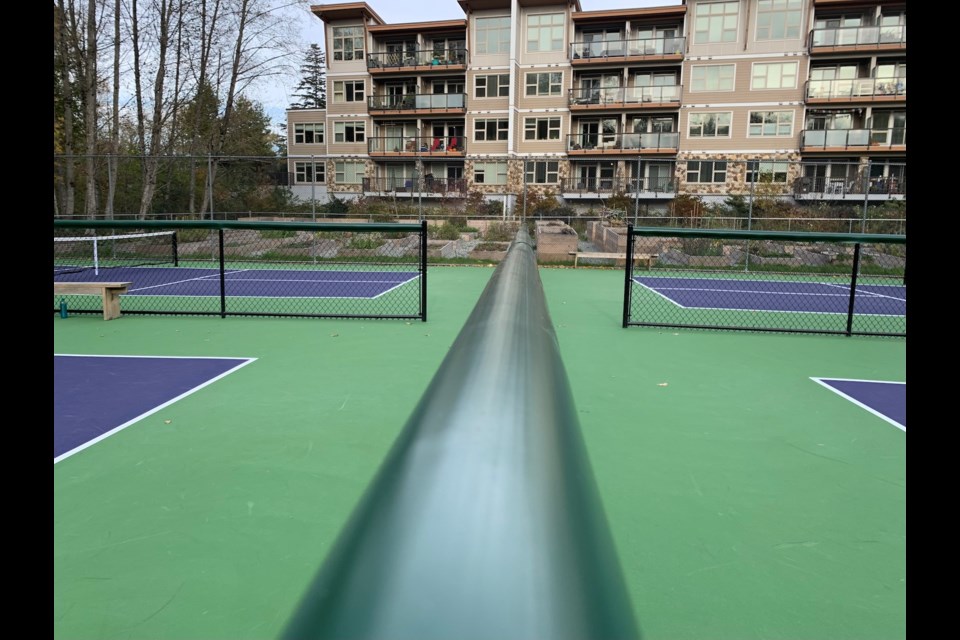 The new pickleball courts near ParkHouse.