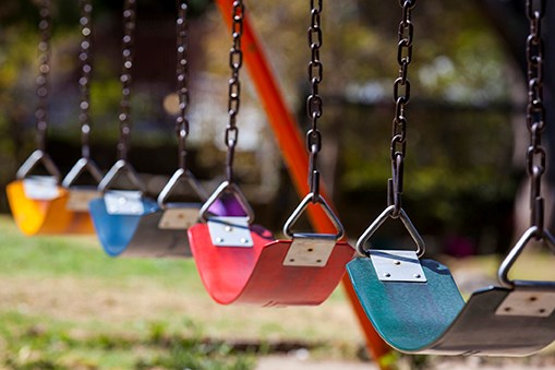 Playground swingset