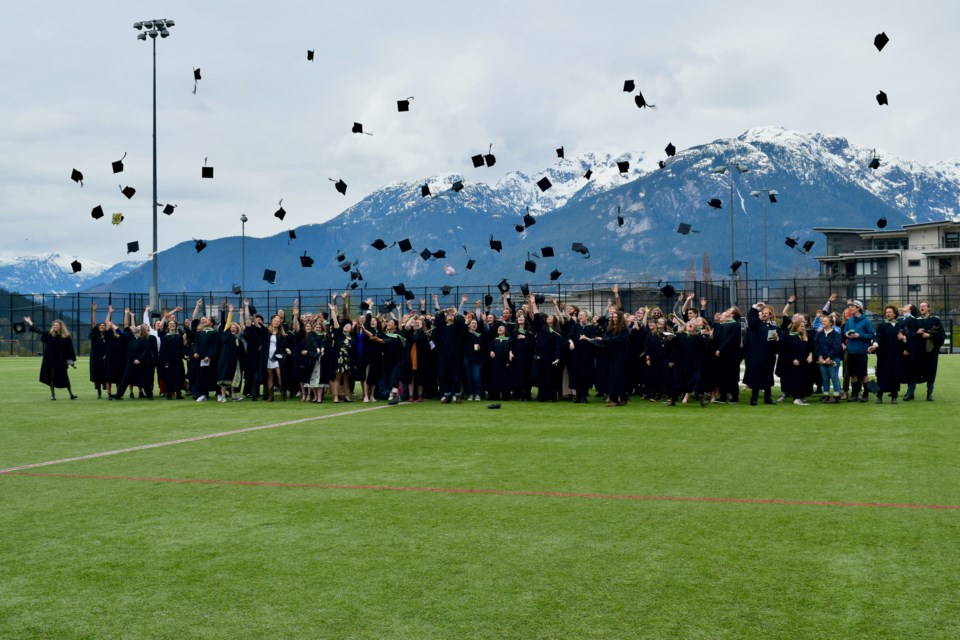 The graduates in attendance from the 2022, 2021 and 2020 classes. 
