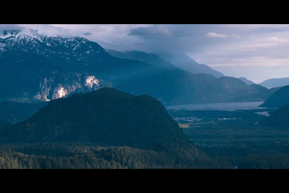 Robert Davidson Keir shot this stunning image of the sun hitting the Stawamus Chief on May 2. 