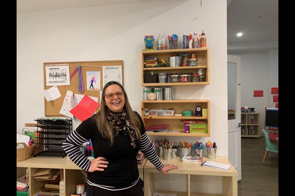 Rosa Barcotti at her Project Play Family Centre before the children arrived.