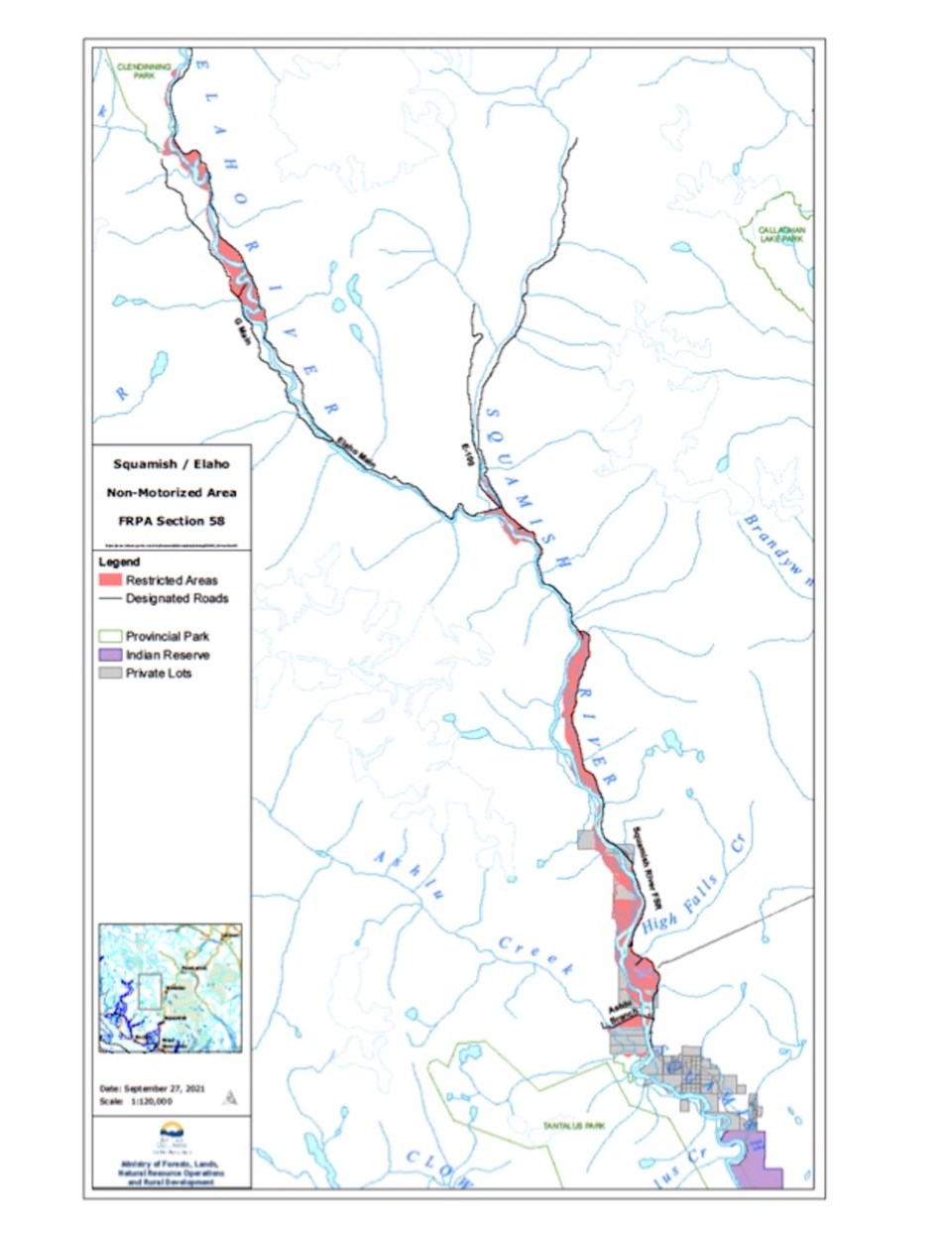 Sec 58 MV Restriction Squamish Valley