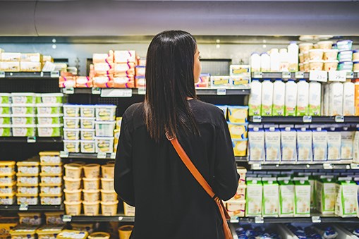 shopping for butter