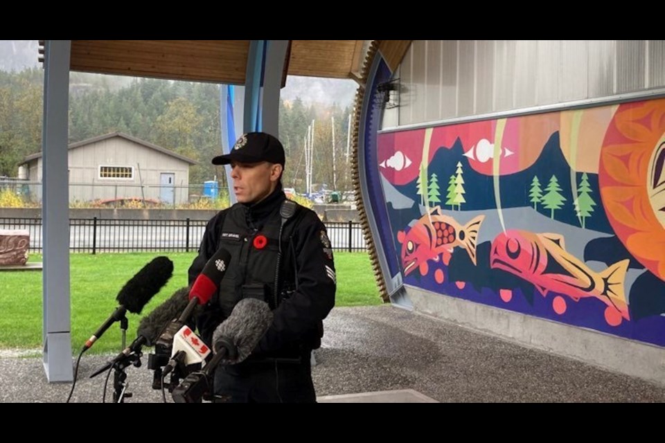 Sgt. Simon Gravel, of the  Sea to Sky Conservation Officer Service, on Nov. 4.