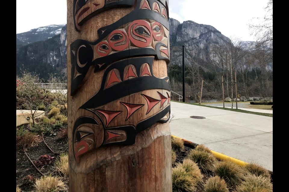 Kasalus (Richard Baker)'s pole is at Sirocco on Loggers Lane in Squamish. 