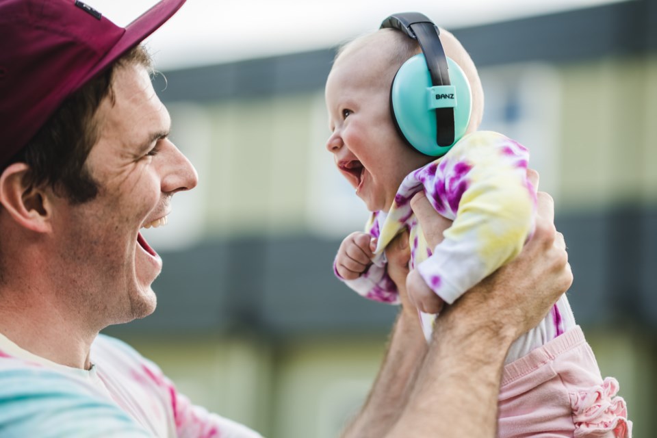 Having fun at the Squamish Baby Rave on Aug. 28. 

Photo by Katia Grondin/
www.katiagphoto.com. 