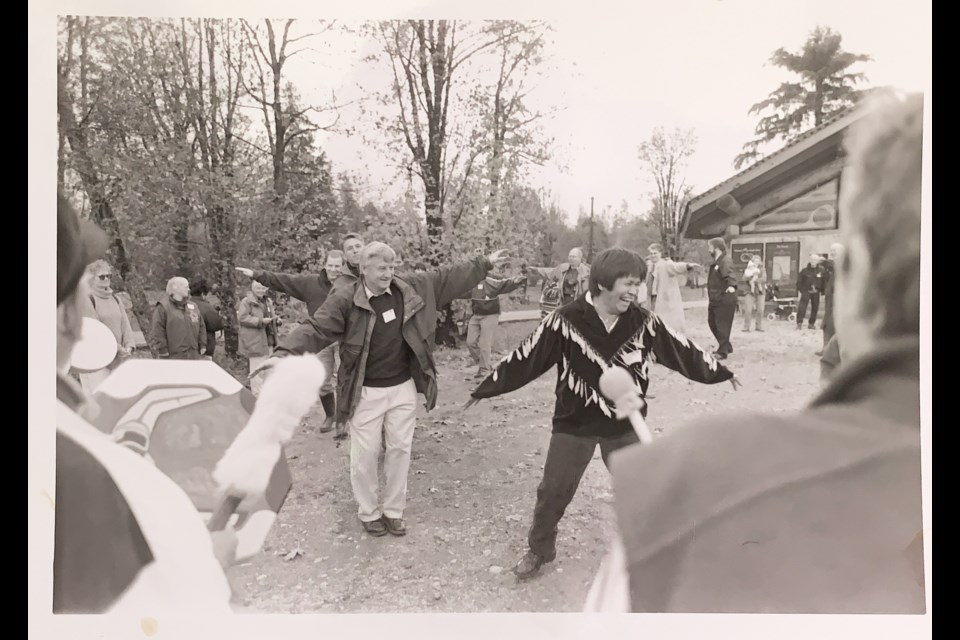 Squamish Nation-hosted celebration for the new eagle interpretive centre. 
