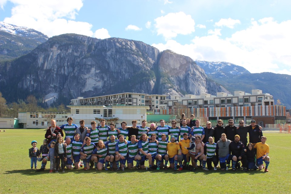 The Axemen at Howe Sound Secondary field. 