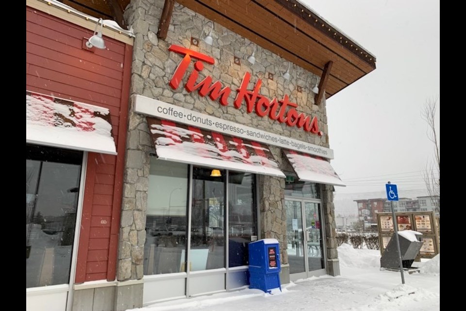 Squamish's Tim Hortons on 1811 Garibaldi Way has been shuttered since Jan. 5.