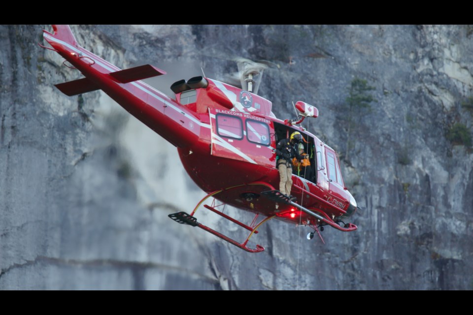 A still from an upcoming episode of 'Search and Rescue: North Shore,' which will feature Squamish's SAR.