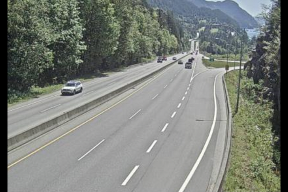 Traffic seems to be mostly cleared at about 2:15 p.m.