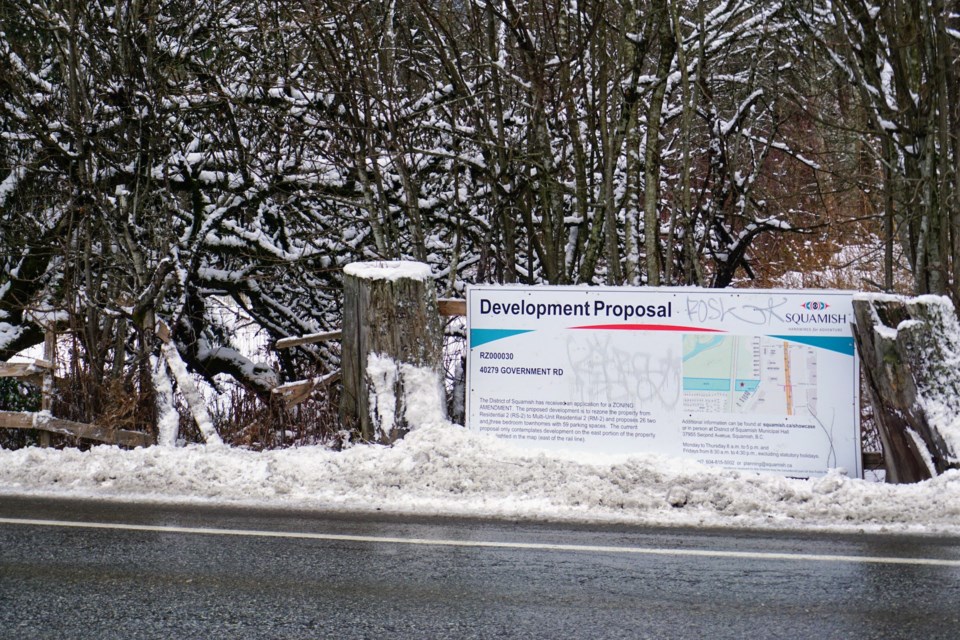 A 26-unit townhouse development is slated for 40279 Government Rd.                             