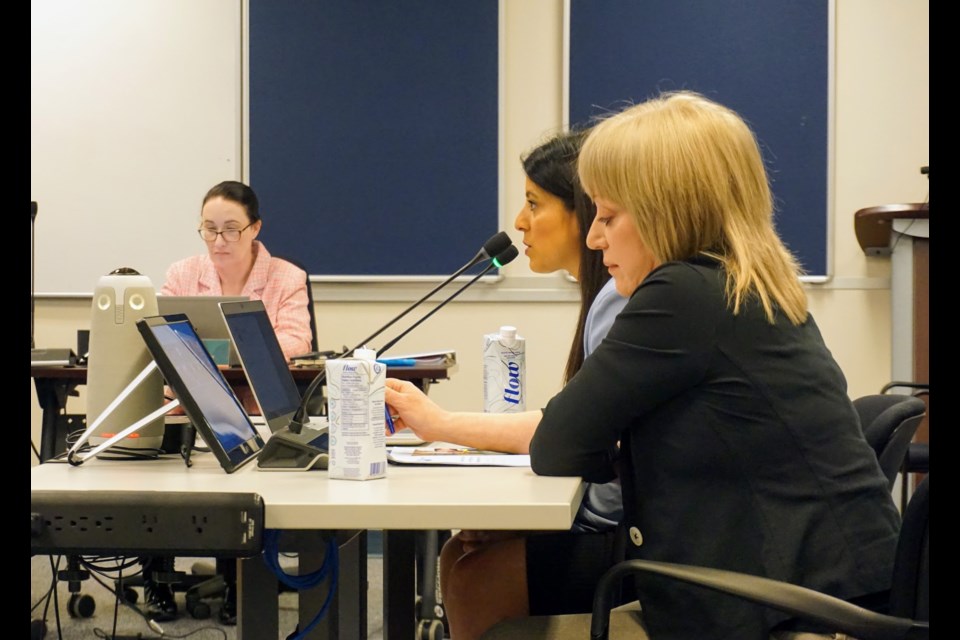 Christine Kennedy (front) and Selena Basi.