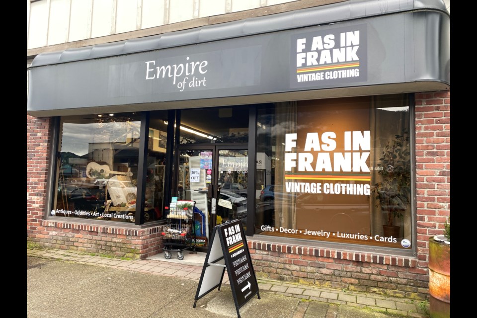 The new F as in Frank store location is at the back of Empire of Dirt on Cleveland Ave.
