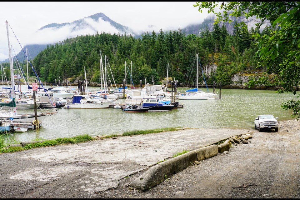 The current downtown 鶹boat launch, which is privately owned, as seen on June 16. 
