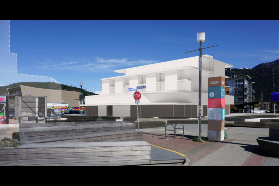 Squamish council approved three readings of a rezoning application for 38108 Cleveland Ave., which is the lot next to Pearl’s Value and Vintage, by a 6-1 vote at the April 16 regular business meeting. Coun. Lauren Greenlaw cast the only vote against the readings. 