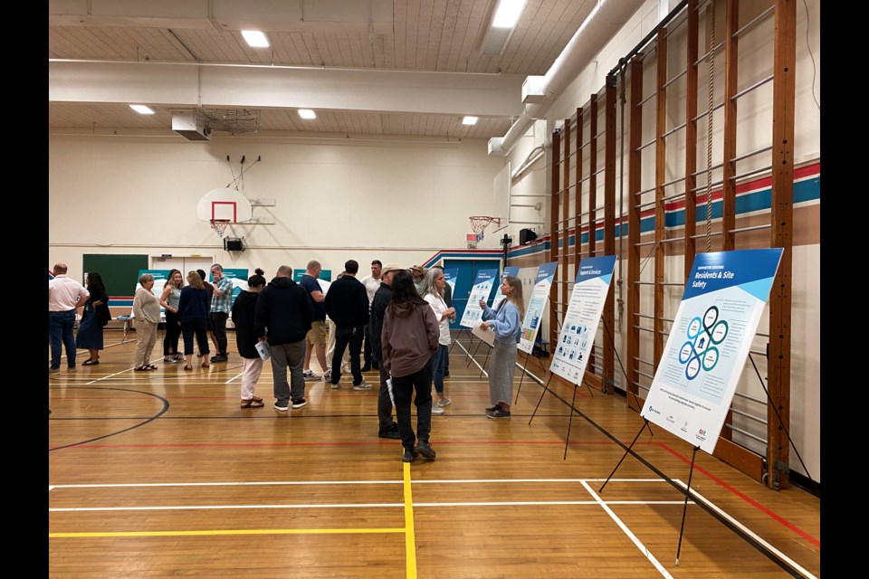 The public information session for the project was held on June 25 at the Mamquam Elementary School gym.