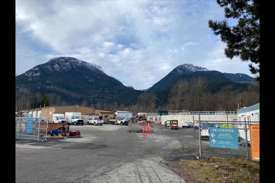 The 鶹Public Works Facility is under construction.