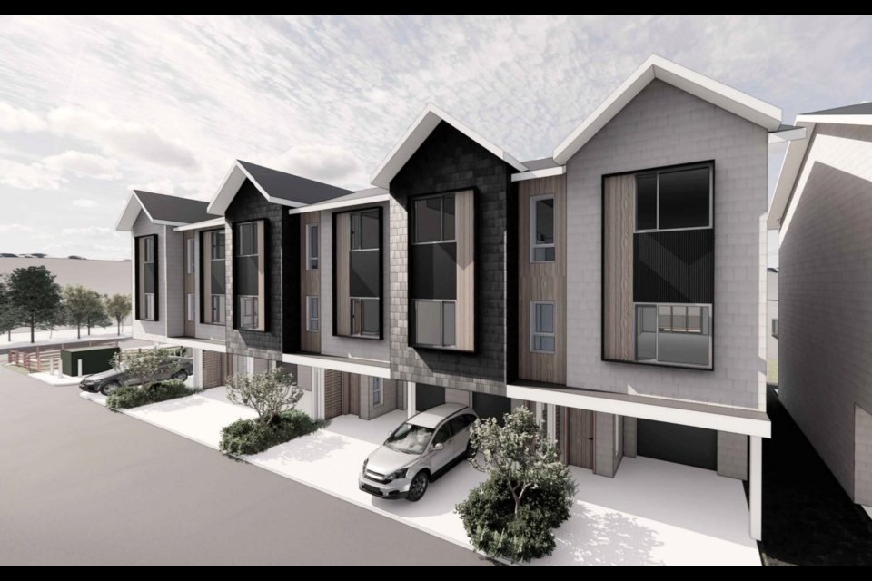 A rendering of the Finch Drive proposal.