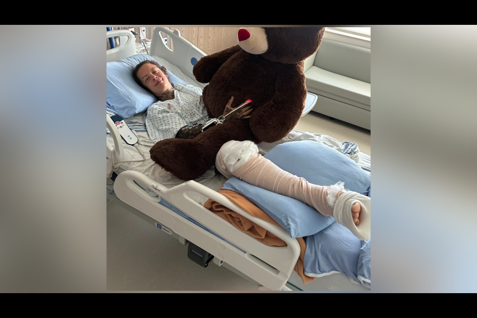 Margaux Cohen at Lions Gate Hospital.