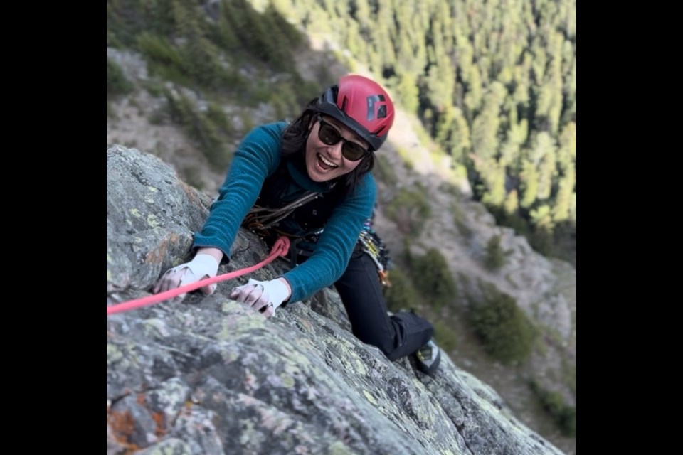 Climber Izumi Uno, who with Sean Renwick, helped rescue a praglider on July 26.