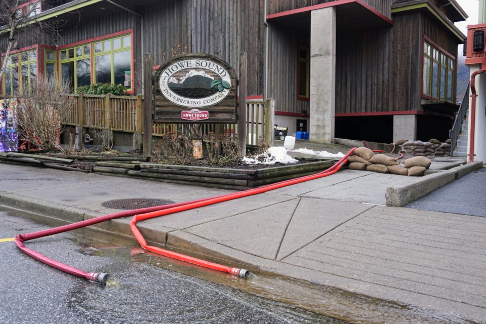 Outside of Howe Sound Inn & Brewing on Dec. 28.                                    