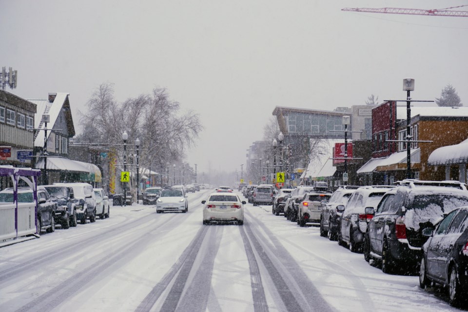 Squamish was treated to fresh snow on Saturday, Feb. 25.                               