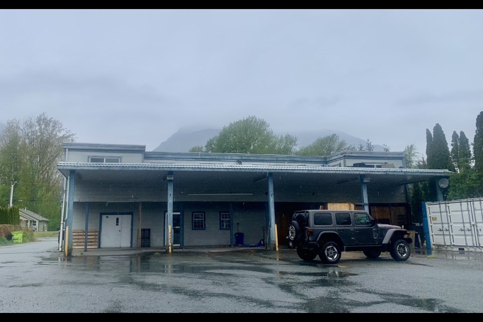 (Location as seen Thursday morning, April 25.) Recycle BC said in a news release this week that the new depot will be at 40446 Government Road, the site of the old Greyhound bus depot.