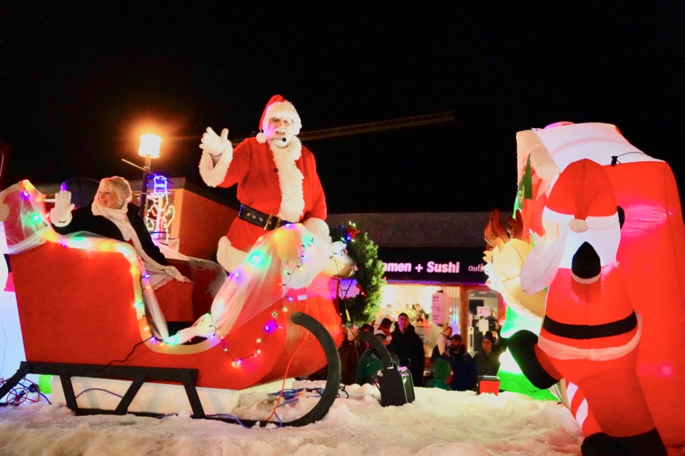 Santa made an appearance at the 2024 Downtown Holiday Parade.                               