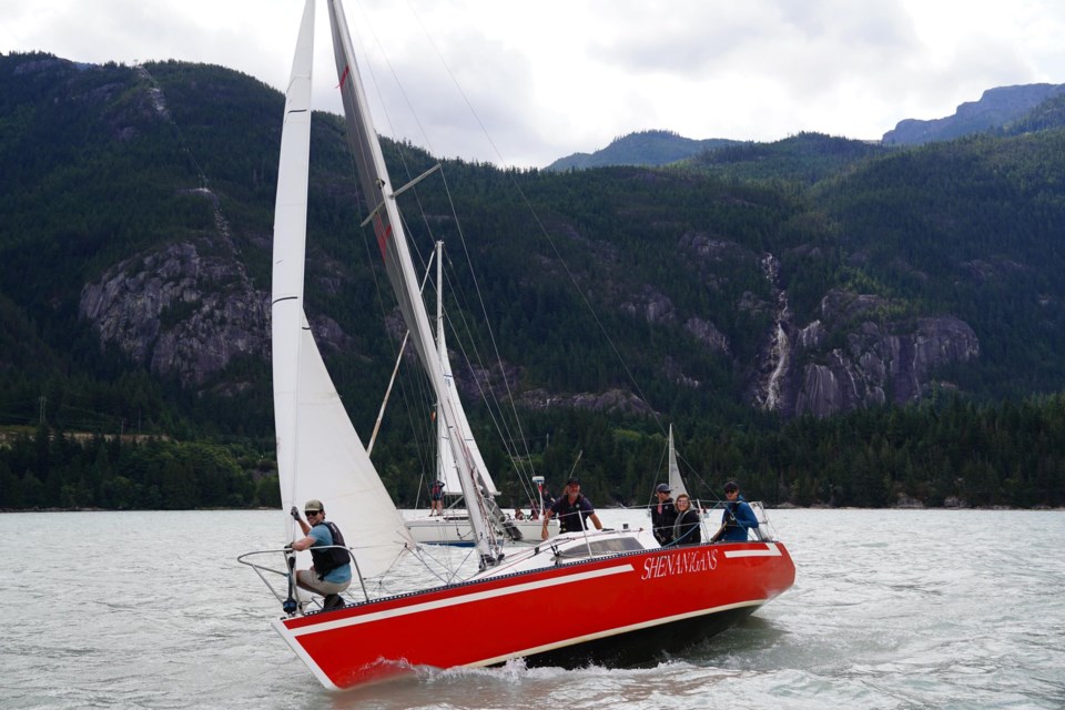 On a sunny and windy Saturday, July 22, boats took to Howe Sound as part of the Squamish Open Annual Regatta (SOAR).