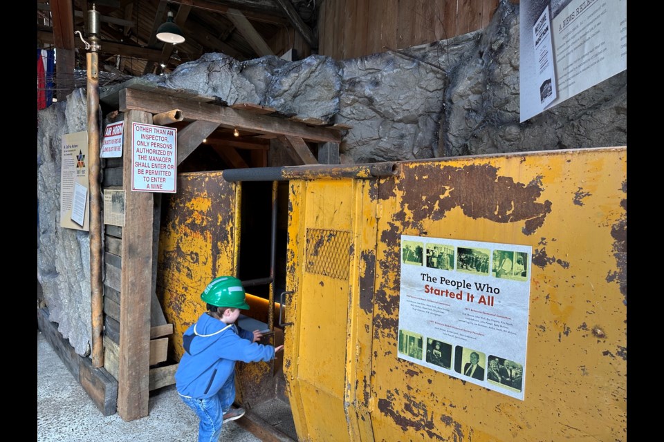 The latest Britannia Mine Museum exhibit celebrating its 50 years in operation, 'A Museum’s Journey,' is on now to mid-September.