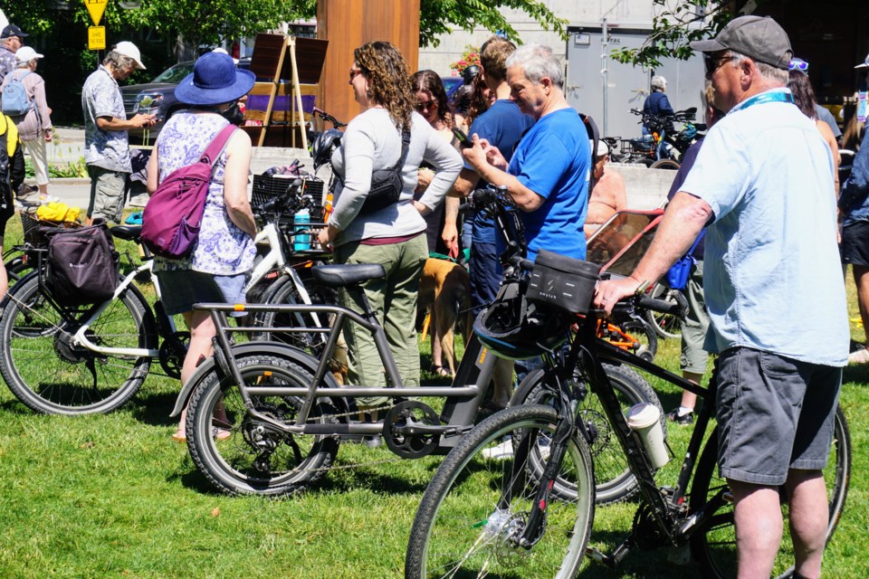 An e-bike expo was held on Saturday, June 3 to help locals learn more about the bikes.                               