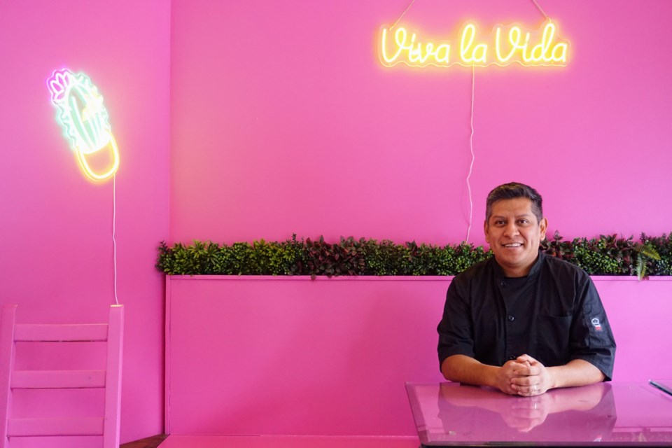 Owner Oscar Araiza Castro says recipes have been inspired by family members.                               