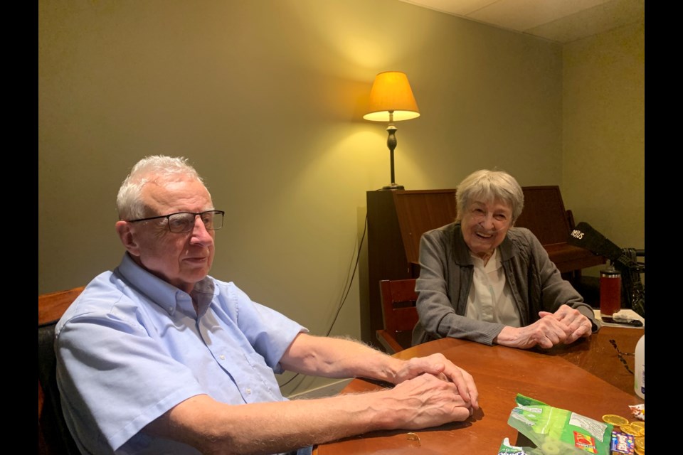 Frank Downs and Rhona Levine at their Shannon Falls residence on Dec. 7.