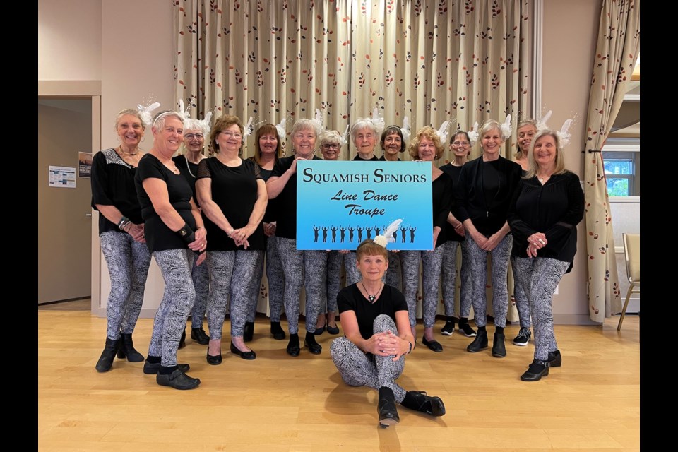 Squamish Seniors Line Dance Troupe.