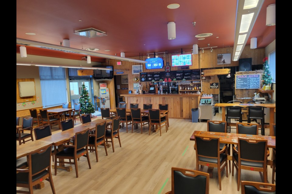 Royal Canadian Legion Diamond Head Branch #277, as it is more officially known, has new floors and walls in its lounge at 40194 Glenalder Place, adding to its new tables and chairs that were added in recent years. 