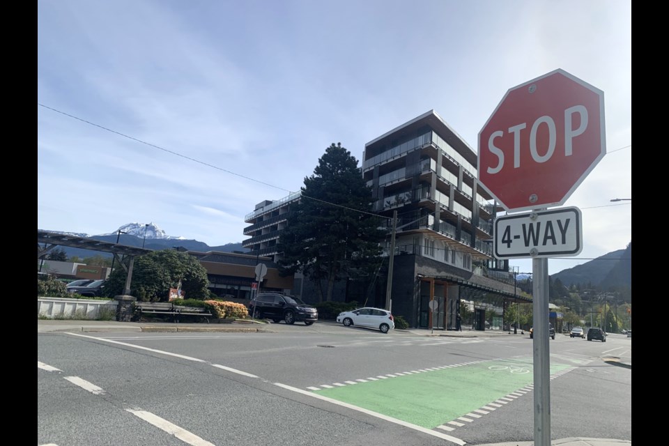 Monday night at about 8:30 p.m., a driver struck a pedestrian and a baby in a stroller at the crosswalk at Pemberton and Second Avenue in downtown Squamish, according to the RCMP.