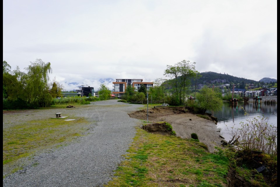 At the April 16 council meeting, alongside the budget increase to the Valleycliffe child care project, council unanimously approved a $6.3 million budget increase to a total of $18 million for the X̱wún̓eḵw (whoo-nay-oak) Park sea dike project downtown.                              